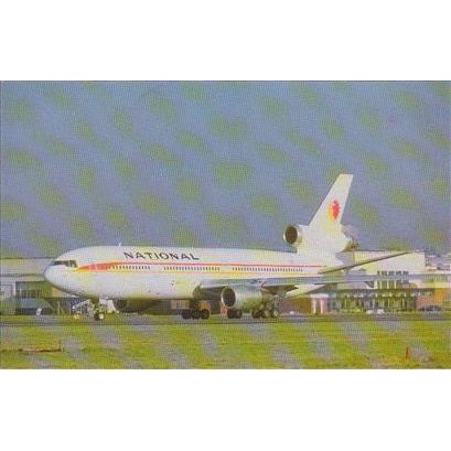 National Airlines Douglas DC10 30 Aircraft Postcard (A16743)