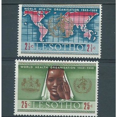 lesotho stamps mh sg145 hm sg 145 set
