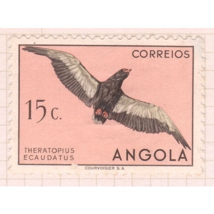 Angola 1951 - 15c Terathopius ecaudatus - MH