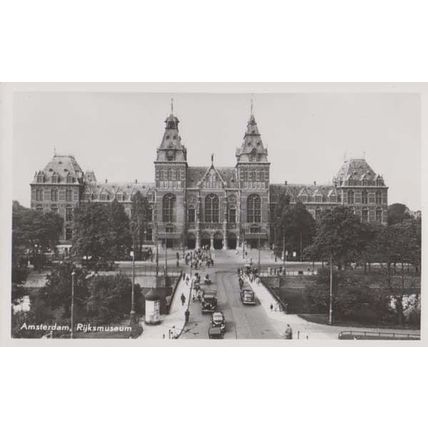 Amsterdam Museum Rijksmuseum Holland Rare Dutch Real Photo Postcard