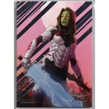 2022 FLEER ULTRA AVENGERS base card # 23 GAMORA