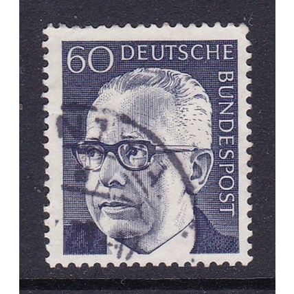 GERMANY 1970 PRESIDENT HEINEMANN 60pf USED SG1542