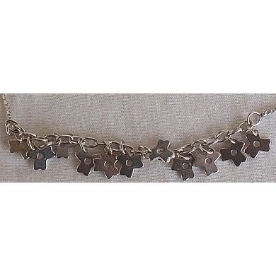 Flowers charms anklet