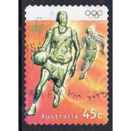 Australia 2000 Sydney Olympic Sports - Basketball 45c s/a Used