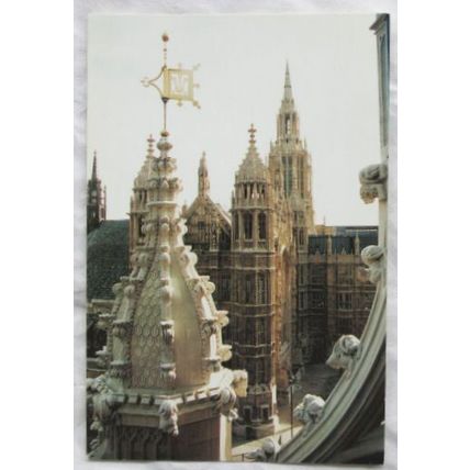 1995 postcard Restoration of Westminster Abbey