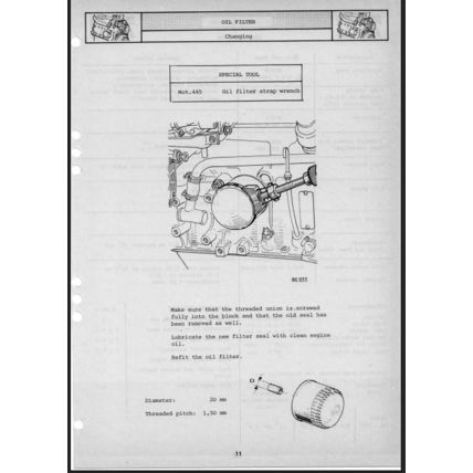 Renault 9 Diesel Type L424 Details Of Adjustments And Overhaul 7711073586 PDF