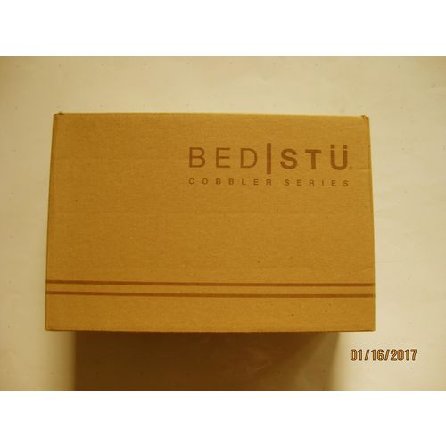 New Bed Stu Womens Esther Brown Leather Wedge Heels Size 8.5 M