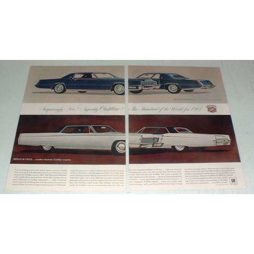 1967 Cadillac Eldorado, Sedan de Ville Car Ad!