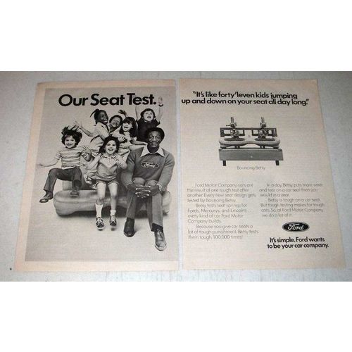 1976 Ford Car Ad - Bill Cosby - Our Seat Test