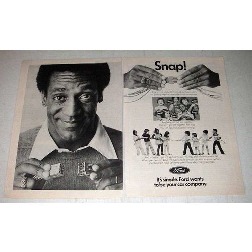 1976 Ford Car Ad - Bill Cosby - Snap