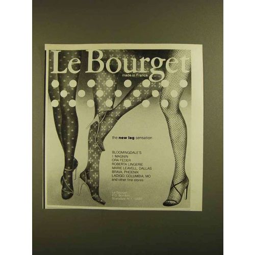 1979 Le Bourget Pantyhose Ad - New Leg Sensation