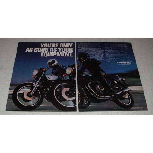 1982 Kawasaki 550 and 750 Motorcycles Ad - As Good