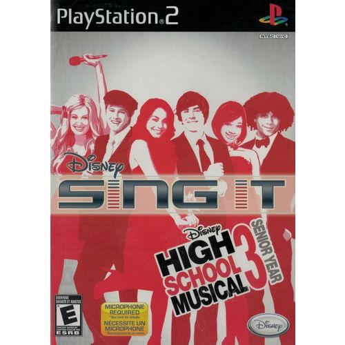 Disney Sing It: High School Musical 3 .. Senior Year (Sony PlayStation 2) NEW