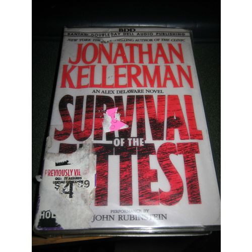 Survival of the Fittest by Jonathan Kellerman (1997, Abridged, Audio Cassette)