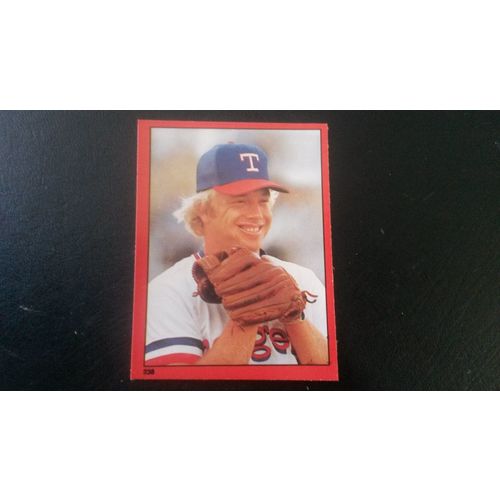 1982 Topps Stickers Card # 238 Buddy Bell Excellent (5) Texas Rangers