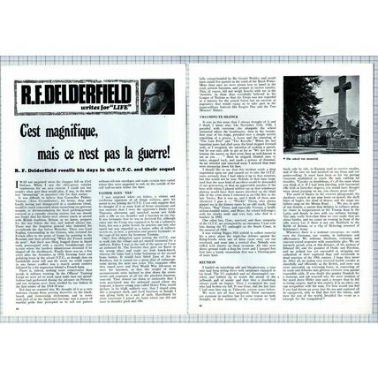 (6247) Officers Training Corps OTC Delderfield - 1969 Article