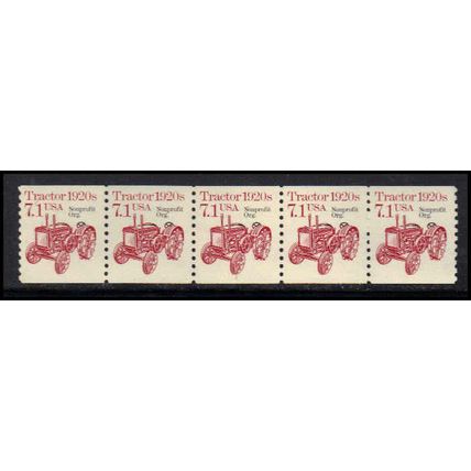 2127a 7.1c Tractor Very Fine MNH Dry Gum PNC 1/5 X0776