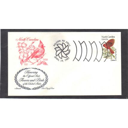 FDC Artmaster 1985a 20c Cardinal (Cachet-U/A) CV39449