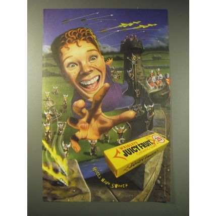 2001 Wrigley's Juicy Fruit Gum Advertisement