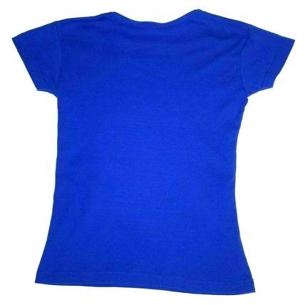 Girl's Large Blue T Shirt Lion of Zion (T9H)