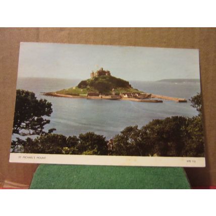 ST MICHAEL'S MOUNT, PENZANCE, CORNWALL used postcard by Jarrold 1965 pm (a) =