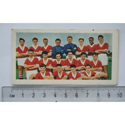 1960 Soccer Bubble Gum Football Teams card No. 9 Doncaster Rovers