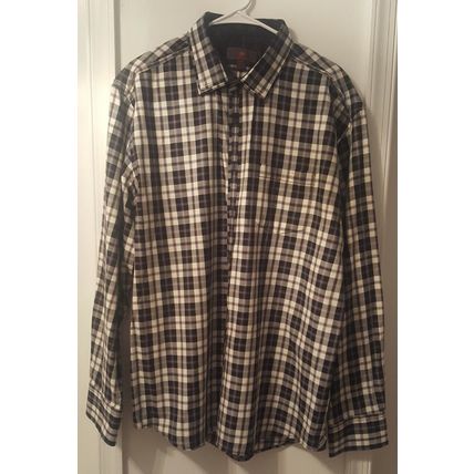 Pre-Owned Men’s Plaid Egara Button Down Shirt (2XL)