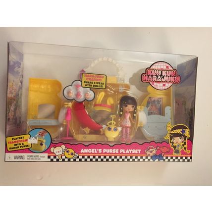 NEW Mattel Kuukuu Harajuku Angel's Purse Playset