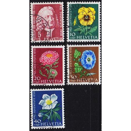 SCHWEIZ SWITZERLAND [1958] MiNr 0663-67 ( O/used ) [02] Pro Juventute
