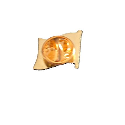 Pin Badge Soviet Union Russian Hammer Sickle Red Enamel Gold Metal 1.5cm BA96