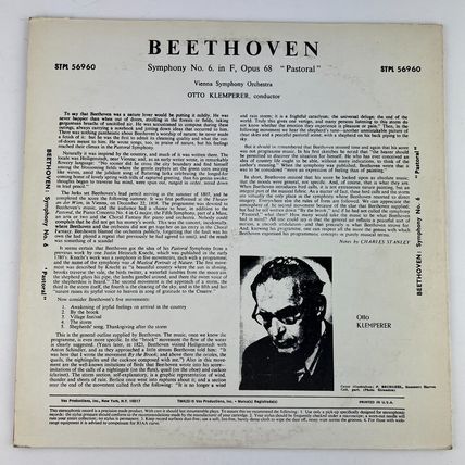 Beethoven - Symphony No 6 In F OP 68 Pastoral LP Vinyl Record Album STPL-56960