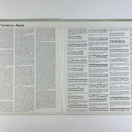 Bach – Complete Variations For Harpsichord Vinyl LP Record Album SB-3796