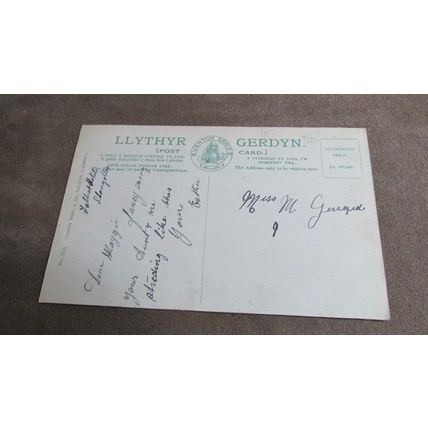 Early Everton Series Welsh Comedy Humour Postcard - Lady takes big strides