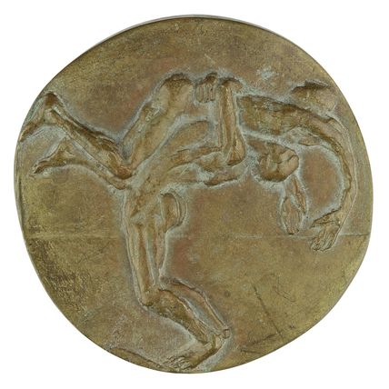Penning (Dubbel) Inka Klinckhard : Grieks-Romeins worstelen, 1975