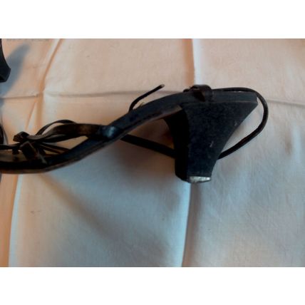 Vintage 1950's Black Sandals