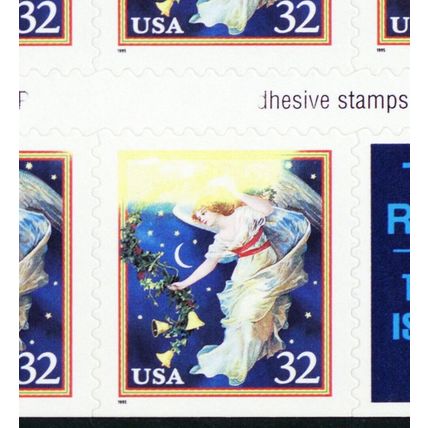 3012a, MNH 32¢Partial Color Omitted Freak Error Booklet - Stuart Katz