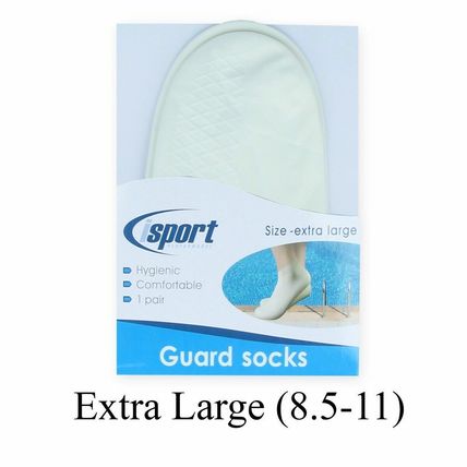 PAIR CHILDS / ADULT LATEX WATERPROOF SOCKS Swimming Pool Aqua Shoe Verucca Guard