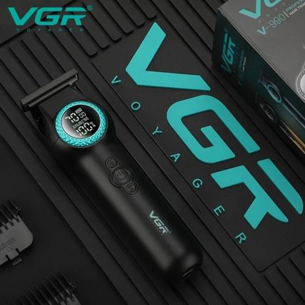 VGR Professional Hair Trimmer V-990 8000RPM LED Spotlight USB Type-C Charging