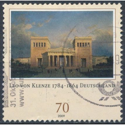 225ᵗʰ Birth Anniv of Leo von Klenze - Germany 2009 - F H - MiNr 2719