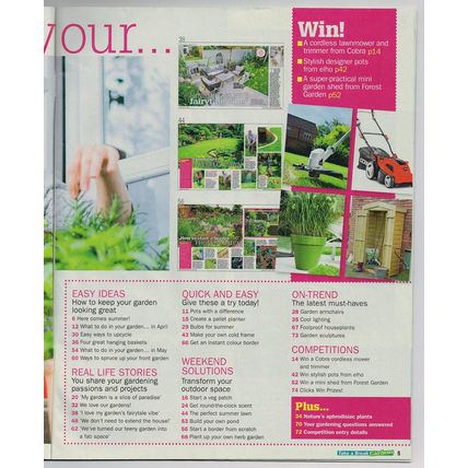 Take A Break Gardens Magazine April 2021 Women's Special Series