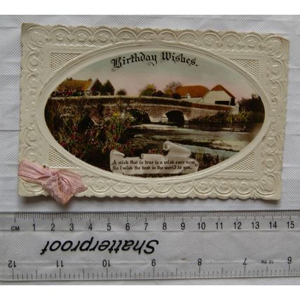 vintage postcard Birthday Wishes - A Wish That Is True...