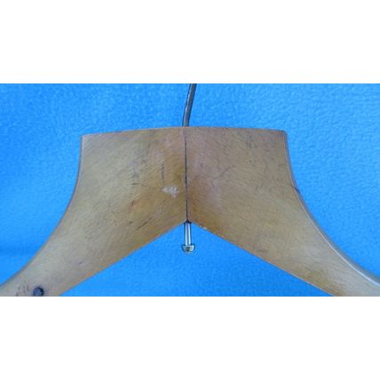 Burton The Tailor Of Taste Wigan Lancashire Vintage 1930's Wooden Coat Hanger (a