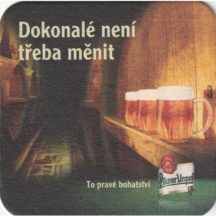 BEER MAT - PLZENSKY PRAZDROJ BREWERY (CZECHIA) - PILSNER URQUELL - (Cat s014)