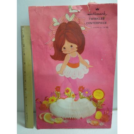 Vintage Hallmark Twinkles Centerpiece Pop Up Girls Ballet Dance 1980s