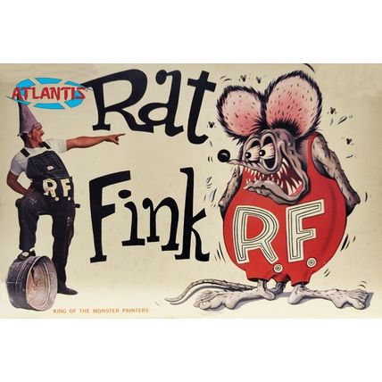 1/25 Ed Roth Rat Fink Plastic Model Kit Atlantis Models