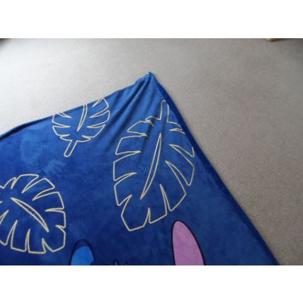Disney Primark Stitch & Angel Double Fleece Duvet Cover No Pillowcases