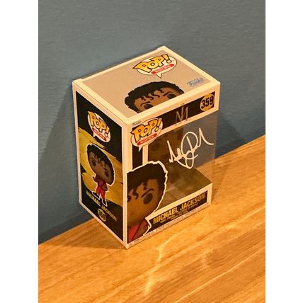 Funko Pop! Michael Jackson #359 Facsimile Laser Autographed (Box & Protector)