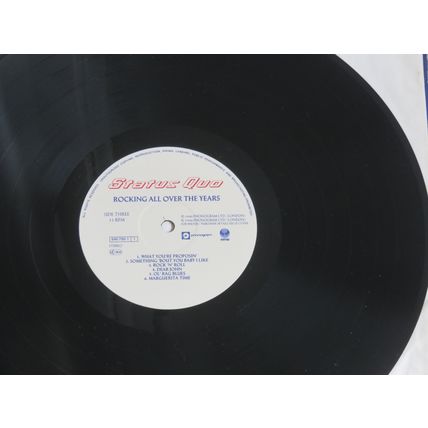 STATUS QUO, ROCKING ALL OVER THE YEARS, GATEFOLD DOUBLE VINYL LP.