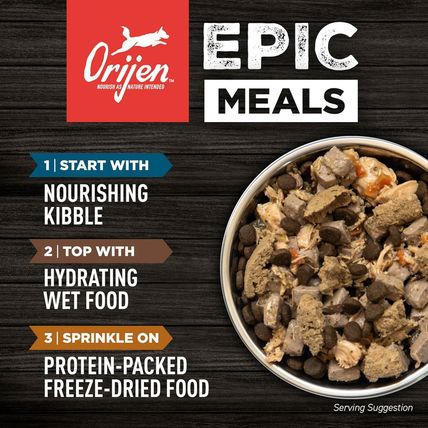 ORIJEN Original Dry Dog Food, Grain Free Dog Food for All Life Stages, Fresh or