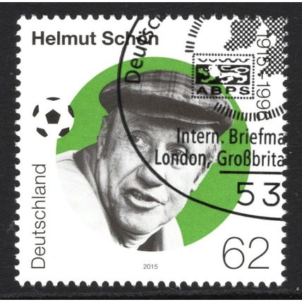 GERMANY 2015: BIRTH CENTENARY HELMUT SCHÖN - 62c USED (G14)